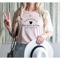 mickey & co shirt, disney shirt, disney family vacation shirt, disneyland shirt, mickey shirt, retro disney shirt, vinta