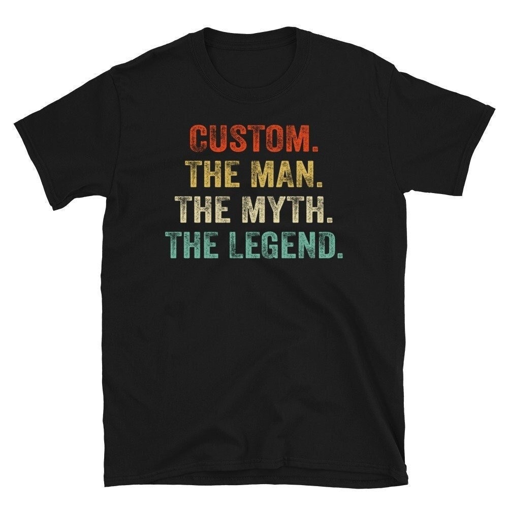Custom The Man The Myth The Legend Shirt - Custom Papa Shirt Father Day Shirt 2023 - Gift for Dad Husband - Father Day Shirt Custom.jpg