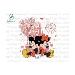 couple mouse love svg, valentine day svg, heart svg, lover svg, couple svg, magical valentine