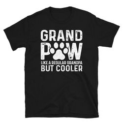 grand paw shirt, funny dog grandpa shirt, gift for dog lover, grandpaw cat, dog owner shirt, cat grandpa shirt, distress