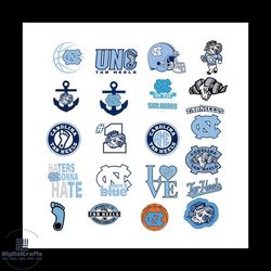 north carolina tar heels logo bundle file svg, sport svg, sport logo team svg, sport fans svg,north carolina tar heels s