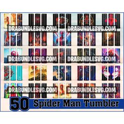 50 spiderman tumbler design 2, spiderman cup, spiderman sublimation,20oz skinny tumbler design, sublimation image,tumble