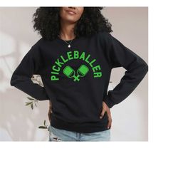 retro crewneck, pickleballer t-shirt, summer, sports shirt, pickleball fan club, pickleball player, pickleball tshirt, p