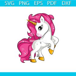 cute little pink magical unicorn png, trending png, unicorn png, unicorn dabbing, unicorn party, unicorn lover png, unic