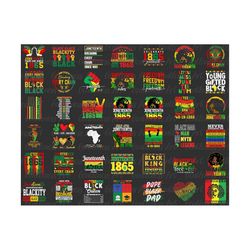 juneteenth png bundle,  black history png, juneteenth 1865 png, free-ish, juneteenth is my independence day png, junetee