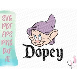 dwarf dopey svg - Inspire Uplift