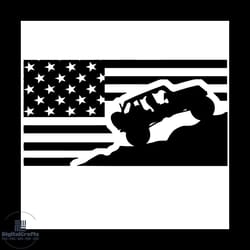 jeep american flag independence day anniversary svg
