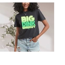 retro comfort colors tee, pickleball, summer,big dink energy, pickleball fan club, pickleball player, pickleball tshirt,