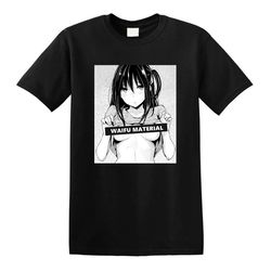 waifu material manga girl cosplay t-shirt