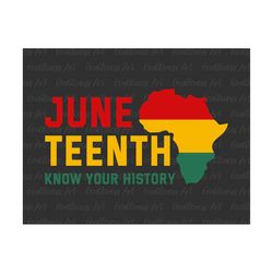 juneteenth svg, know your history juneteenth african american svg, free-ish 1865, black history svg, melanin svg, black