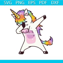 dabbing cute unicorn svg, trending svg, unicorn svg, unicorn dabbing, unicorn birthday, unicorn party, unicorn clipart,