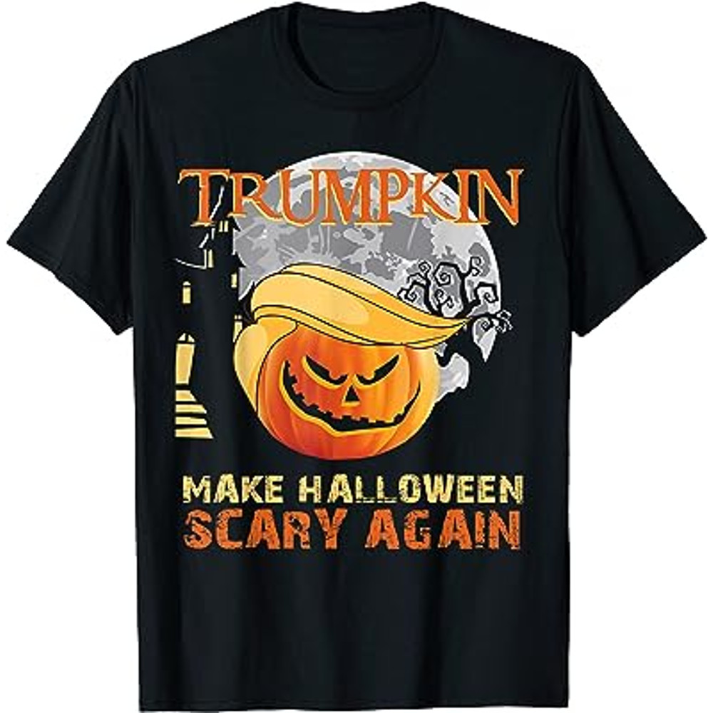 Trumpkin Halloween T-shirt Make Halloween Scary Again.jpg