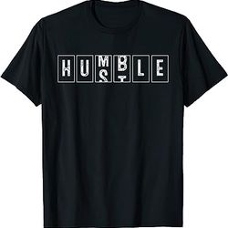 funny hustle gift for men and women cool humble odometer t-shirt