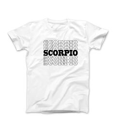 scorpio birthday t-shirt, scorpio zodiac sign gift, scorpio gift, november birthday gift, scorpio birthday tee, scorpio