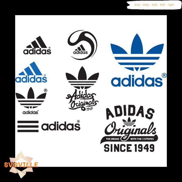 Adidas Logo Svg Bundle, Trending Svg, Adidas Svg, Adidas Log - Inspire ...