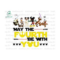 may the 4th be with you svg, television series svg, science fiction svg, space travel svg, this is the way, be with you,