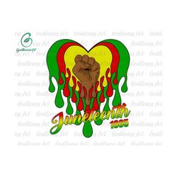 melting heart black juneteenth 1865 svg, juneteenth fist, equality rights svg, black live matter svg, african american s