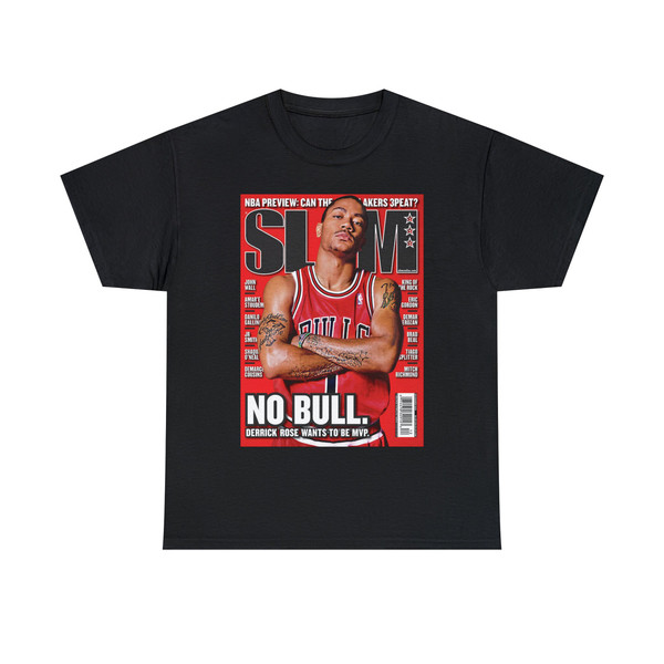 Derrick Rose Chicago bulls t shirt nba basketball graphic te - Inspire  Uplift