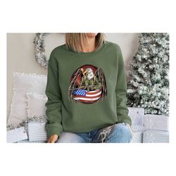 eagle soldier patriot sweatshirt, american flag sweatshirt,father's day shirt ,soldier army sweatshirt, 4th of july, pat
