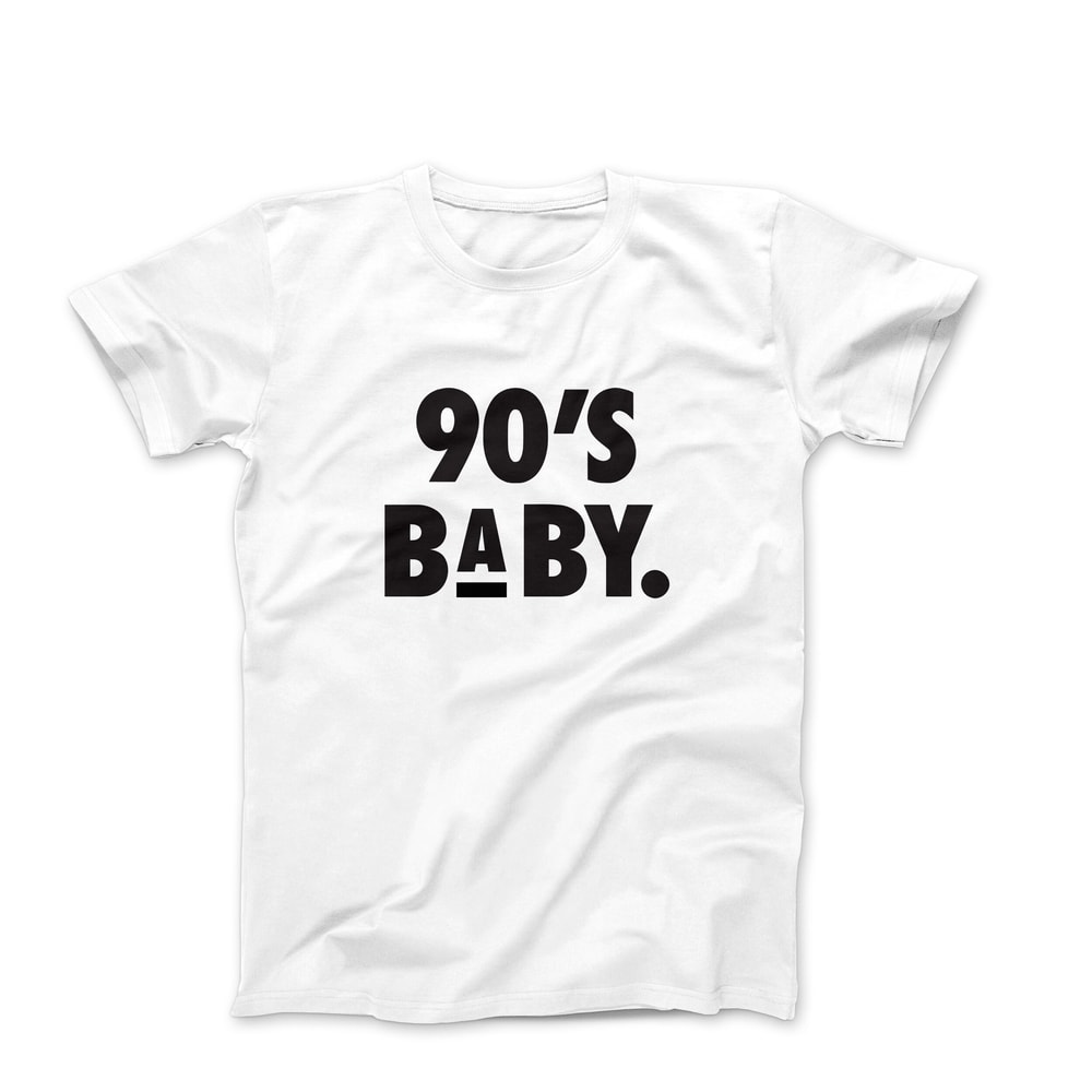 90s Baby T-Shirt, 90s Nostalgia Shirt, 90s Pop Culture Shirt, Retro 90s Fashion, 90s Baby Gift for Her, 90s Music, Cool 90s Baby T-Shirt.jpg