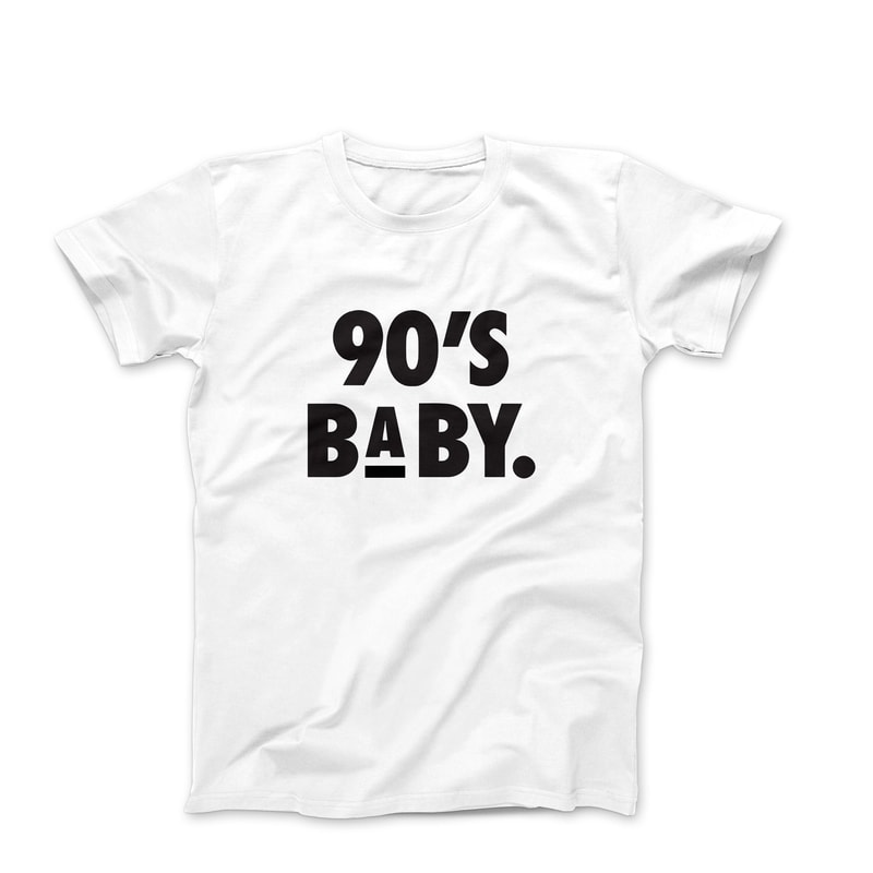 90s Baby T-Shirt, 90s Nostalgia Shirt, 90s Pop Culture Shirt, Retro 90s Fashion, 90s Baby Gift for Her, 90s Music, Cool 90s Baby T-Shirt.jpg