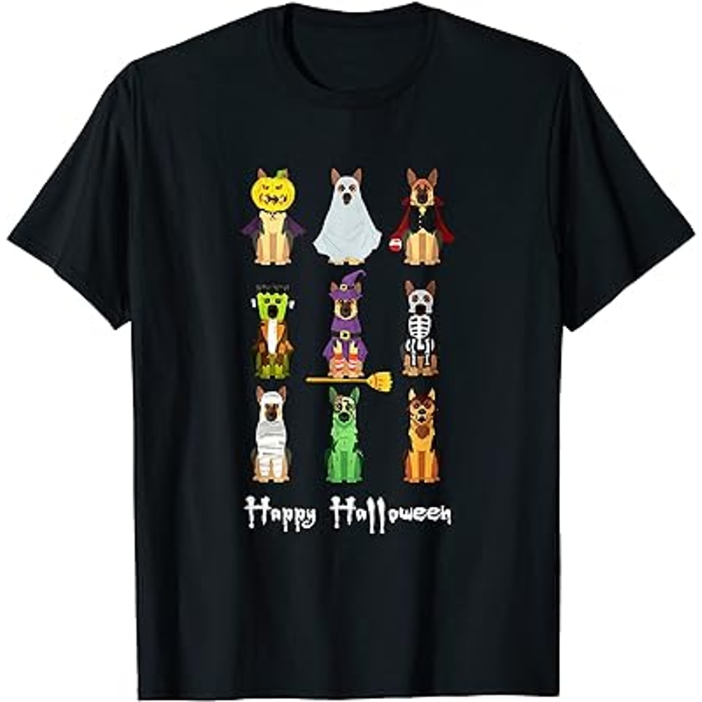 Happy Halloween German Shepherd T-Shirt.jpg