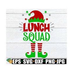 lunch squad, christmas lunch lady, christmas cafeteria worker svg, cafeteria elf, lunch lady christmas shirt svg, matchi