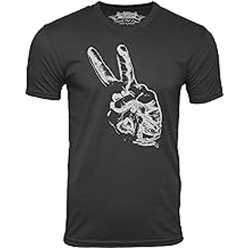 Peace Out T Shirt Peace Sign Victory Hand Sign Tee.jpg