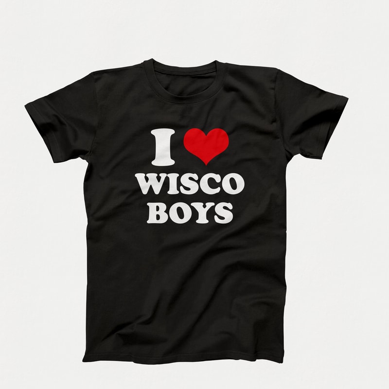 Custom I Heart T-Shirt, Y2K Unisex Shirts, I Love Wisco Boys T-Shirt, Y2K Clothing, I Heart Wisco Boys Shirt, Y2K Graphic Tees, I Love Tee.jpg