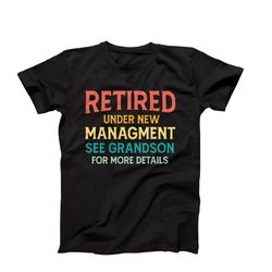 funny retirement shirt, grandparents shirt, retire grandpa shirt, retire grandma shirt, gift from grandson, grandfather