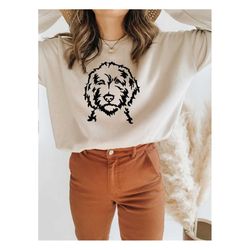 golden doodle sweatshirt, golden doodle gifts, doodle mom shirt, doodle mama, crewneck sweatshirt, doodle sweatshirt - w