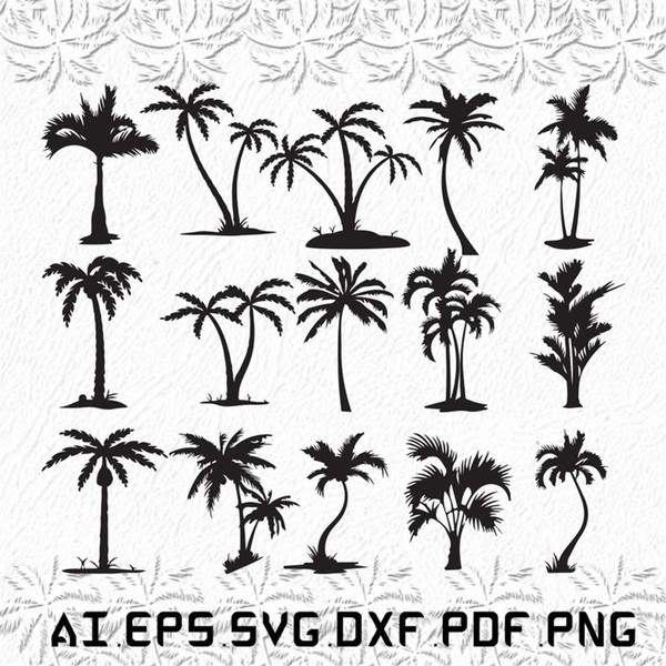 Palm Tree svg, Palm Trees svg, Palm svg, Tree, trees, SVG, a - Inspire ...