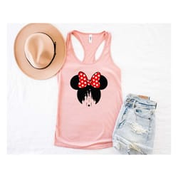 minnie tank top,disney family tank top,disney shirt for women,disney ear tank,disney minnie