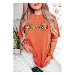 comfort colors disneyworld vacation shirt, disney christmas family trip, mickey and friends shirt,disney vacation shirt