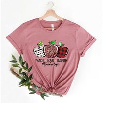 teach love inspire shirt, teach love inspire apple shirt, field trip shirt, teacher tee, teacher gift, teacher life, che