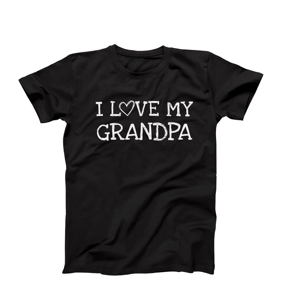 I Love My Grandpa T-Shirt, I Heart My Grandpa Shirts, Funny Grandpa T Shirt, Love My Grandpa Tee, Heart My Grandpa Shirt, Gift From Grandma.jpg