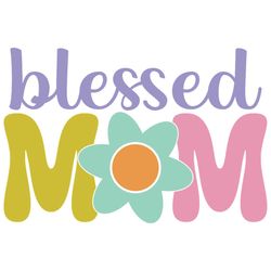 blessed mom sunflower gifts svg