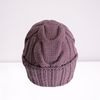 Knitted hat with lapel and braids 14.jpg