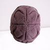 Knitted hat with lapel and braids 15.jpg