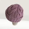 Knitted hat with lapel and braids 17.jpg