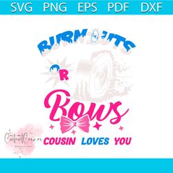 Cousin Loves You SVG Gender Reveal Baby Party SVG Cricut File