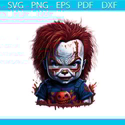 retro chucky halloween png horror movie png download