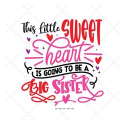 t shirt svg, second baby, big sis, big sister, be a big sister, big sister gift