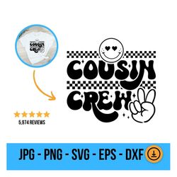 cousin crew png, cousin crew 2023 svg, gift for cousins, cousin crew girl svg