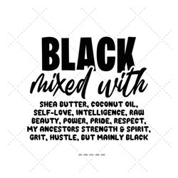 statement svg, black history month, black woman svg, black girl svg, black pride