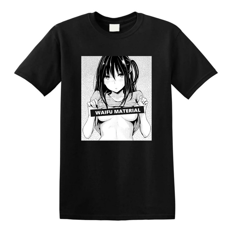 Waifu Material Manga Girl Cosplay T-Shirt.jpg