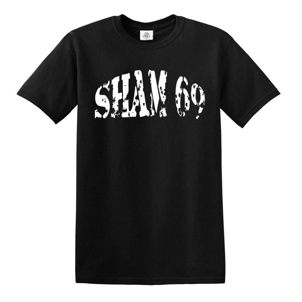 SHAM 69 Punk Skull Biker Glam Rock Band Irish Punk Stiff Rock Sham T-shirt Top.jpg