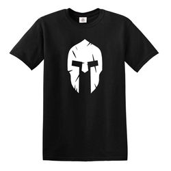 spartan helmet 2 t-shirt bodybuilding mma gym fitness training workout top tee