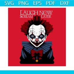 horror clown halloween pennywise svg cutting digital file