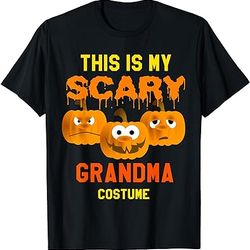 grandma halloween t-shirt this is my scary grandma costume